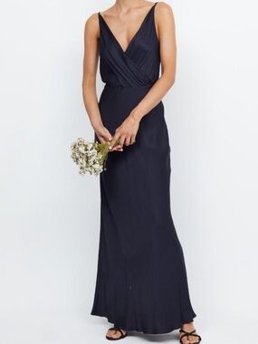 Bec + Bridge Adore V Maxi Dress in Ink
